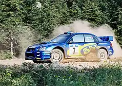 Petter Solberg, Subaru Impreza WRC 03, Acropolis Rally