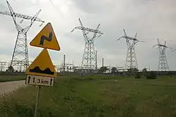 Rozvod elektrické energie z elektrárny
