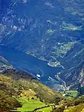 Geirangerfjord z vyhlídky Dalsnibba