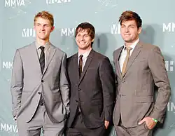 Členové kapely na předávání cen MuchMusic Video Awards 2011, zleva: Mark Pontius, Mark Foster, Cubbie Fink