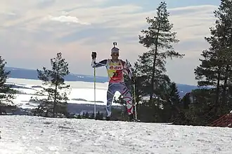 Martin Fourcade na stadionu Holmenkollen (2013)