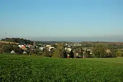 Celkový pohled na Koblov od Landeku