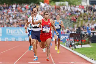 Leonel Manzano, vítěz běhu na 800 m v roce 2014