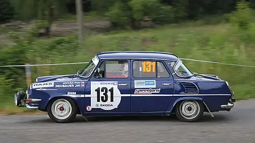 Škoda 1000 MB (model 1966), Rally Bohemia Historic, 2015