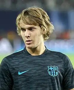 Alen Halilović před utkáním o Superpohár UEFA (2015)