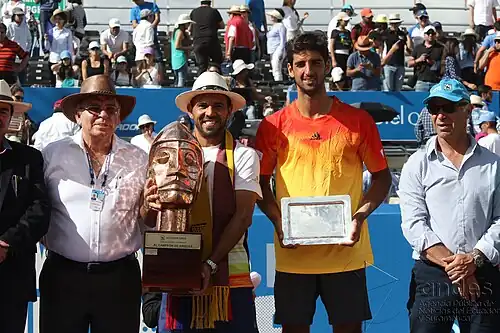 Víctor Estrella (druhý zleva), Thomaz Bellucci (druhý zprava), 2016
