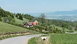 Pohled na horní část obce