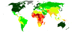 Index lidského rozvoje zemí k roku 2016