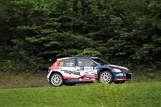 Roman Kresta na Rally Bohemia v roce 2017