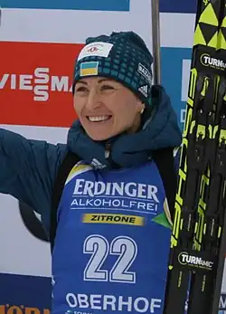 Vita Semerenková v Oberhofu v lednu 2018