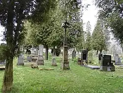 Evangelický hřbitov v Šenově v roce 2018