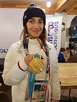 Perrine Laffontová (14. února 2018)