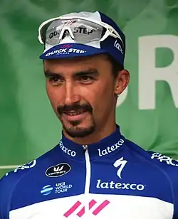 Alaphilippe na závodu Kolem Británie 2018