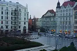 Náměstí (piazzetta) Miloše Formana, Praha