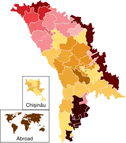 Výsledky podle okresů
