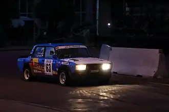 Václav Blahna zvítězil s tovární Škodou 130 RS v roce 1977, v osmdesátých letech soutěžil s vozy Lada VAZ 2105 VFTS