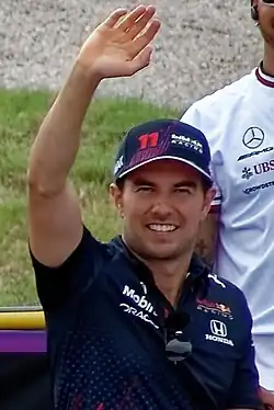 Sergio Pérez na GP USA v roce 2021