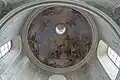 Kopule na tamburu s freskou od Maulbertsche