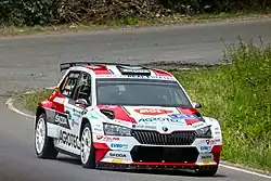 Jan Kopecký s Fabií Rally2 evo
