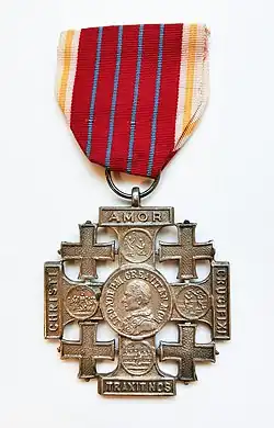 Kříž jeruzalémských poutníků (stříbrný)