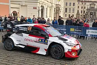 Na Středoevropské rallye 2023 Rovanperä obhájil titul mistra světa