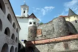 Hrad Palanok v Mukačevu