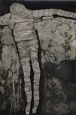 Zavěšená postava (Ovázaná postava), 1983-1984, Oblastní galerie Liberec