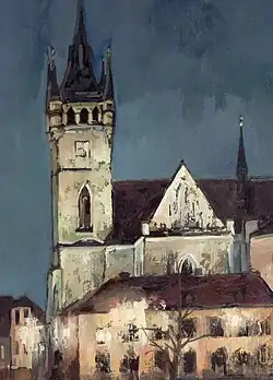 Humpolec, olejomalba