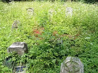 Hřbitov u zbořeného kostela sv. Františka v Mukařově