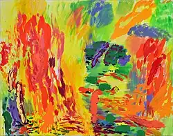 František Hodonský, Podzimní, akryl, plátno, 2016