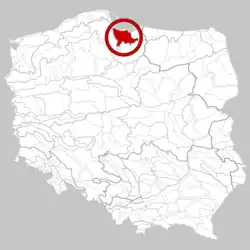 Umístění na mapě Polska