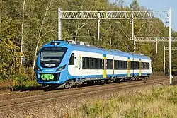 Jednotka 36WEa-009 dopravce Koleje Śląskie