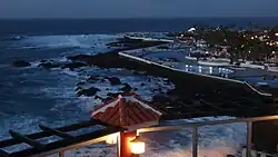 Noční pohled na Lago Martiánez