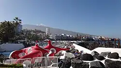 La Jibia na pozadí s Pico del Teide