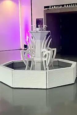 3D-Druck Brunnen Installation, Sanatorium Istanbul at Parallel Vienna, Istanbul 2021