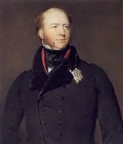 Portrét od Thomase Lawrence (1825, Národní galerie ve Washingtonu)