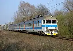 Jednotka 460.071+072 mezi stanicemi Ostrava hlavní nádraží a Ostrava-Svinov