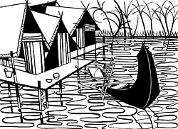 48. Adolf Hoffmeister, ilustrace Made in Japan, 1958