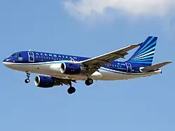 Airbus A319-100 Ázerbájdžánských aerolinií