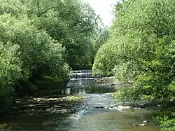 Vodopády na řece Dravinja u vesnice Slape