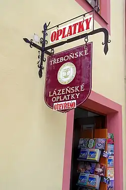 Třeboňské lázeňské oplatky
