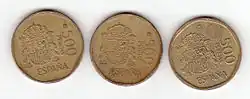 500 pesetové mince