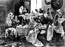 Adolf Hoffmeister, Poslední rodinný oběd Camilla Desmoulinse (Z cyklu dějiny se opakují), 1965