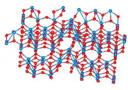 Krystalová struktura oxidu tantaličného