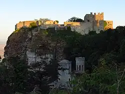 Erice (antické město Eryx) v provincii Trapani na Sicílii