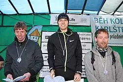 Vítězové kategorie muži na stupních vítězů 17. 1. 2015