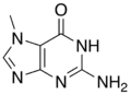 Chemical structure of 7-methylguanine