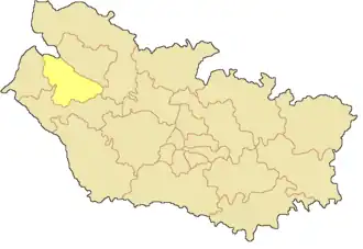 Kanton na mapě departementu Somme