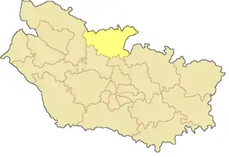 Kanton na mapě departementu Somme