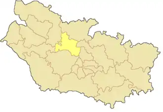 Kanton na mapě departementu Somme